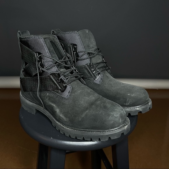 Timberland Other - Timberland Black Strap Suede Boots